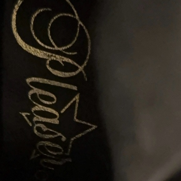 Pleaser Flamingo black Patent Platform Boots lace up sz. 6 Rose Gold 8” stiletto - Picture 6 of 12